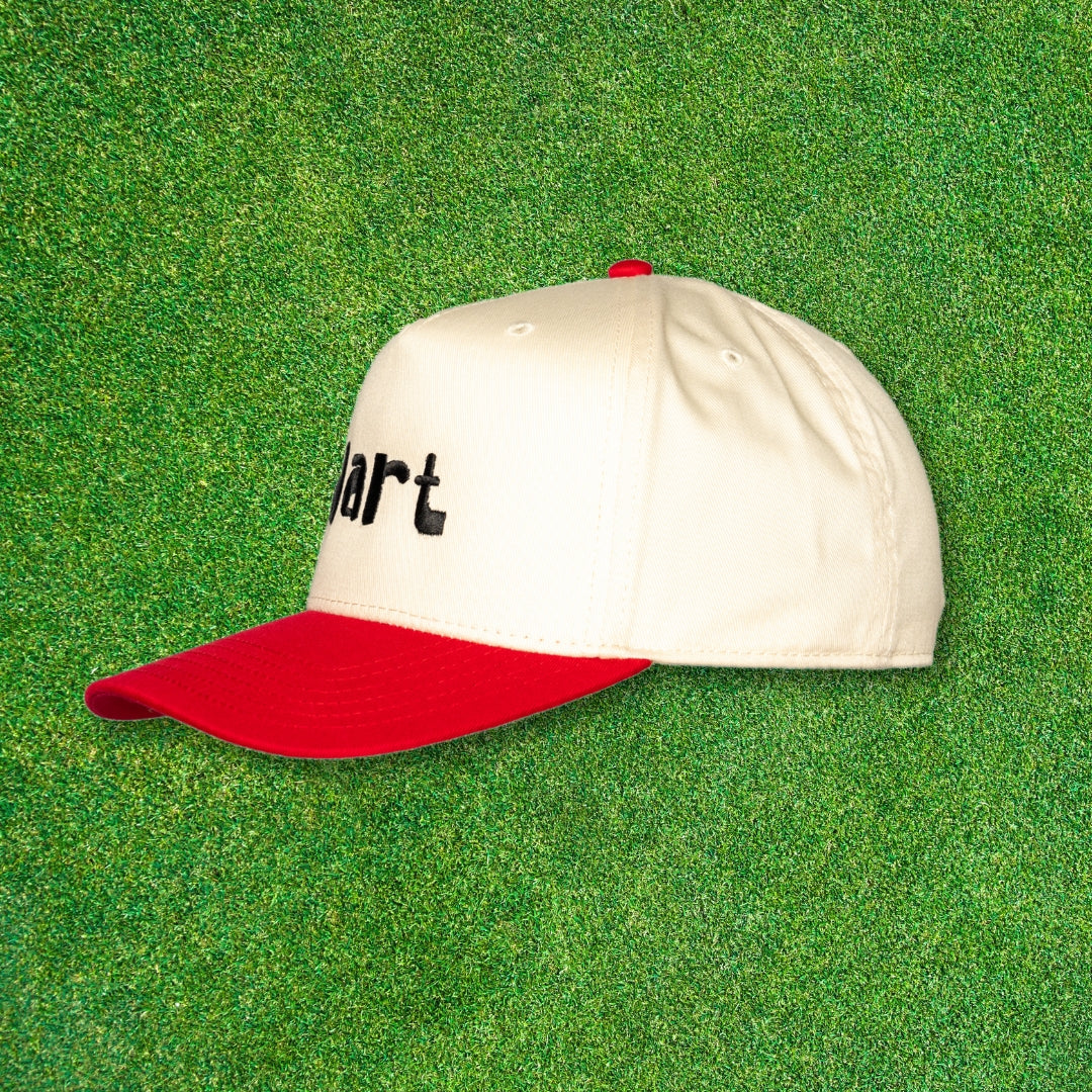 'Script' DartMag Hat - Natural/Red