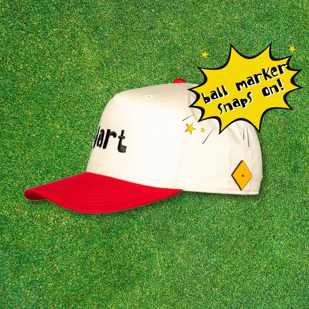 'Script' DartMag Hat - Natural/Red