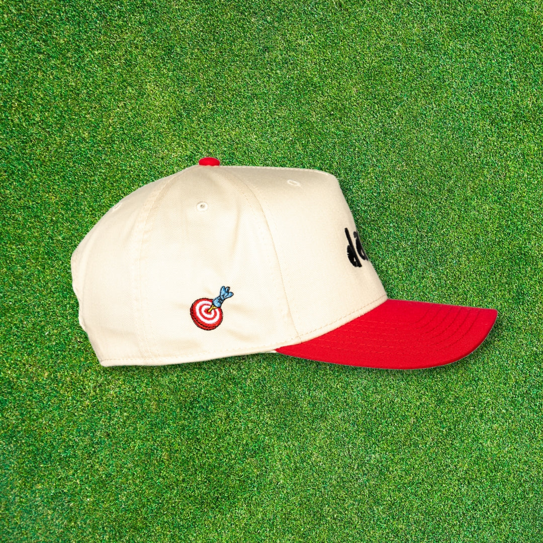 'Script' DartMag Hat - Natural/Red