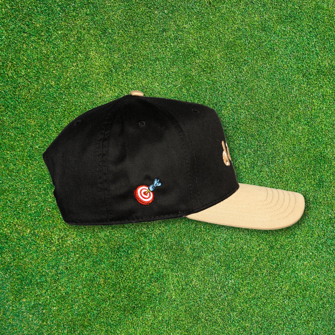 'Script' DartMag Hat - Black/Sand