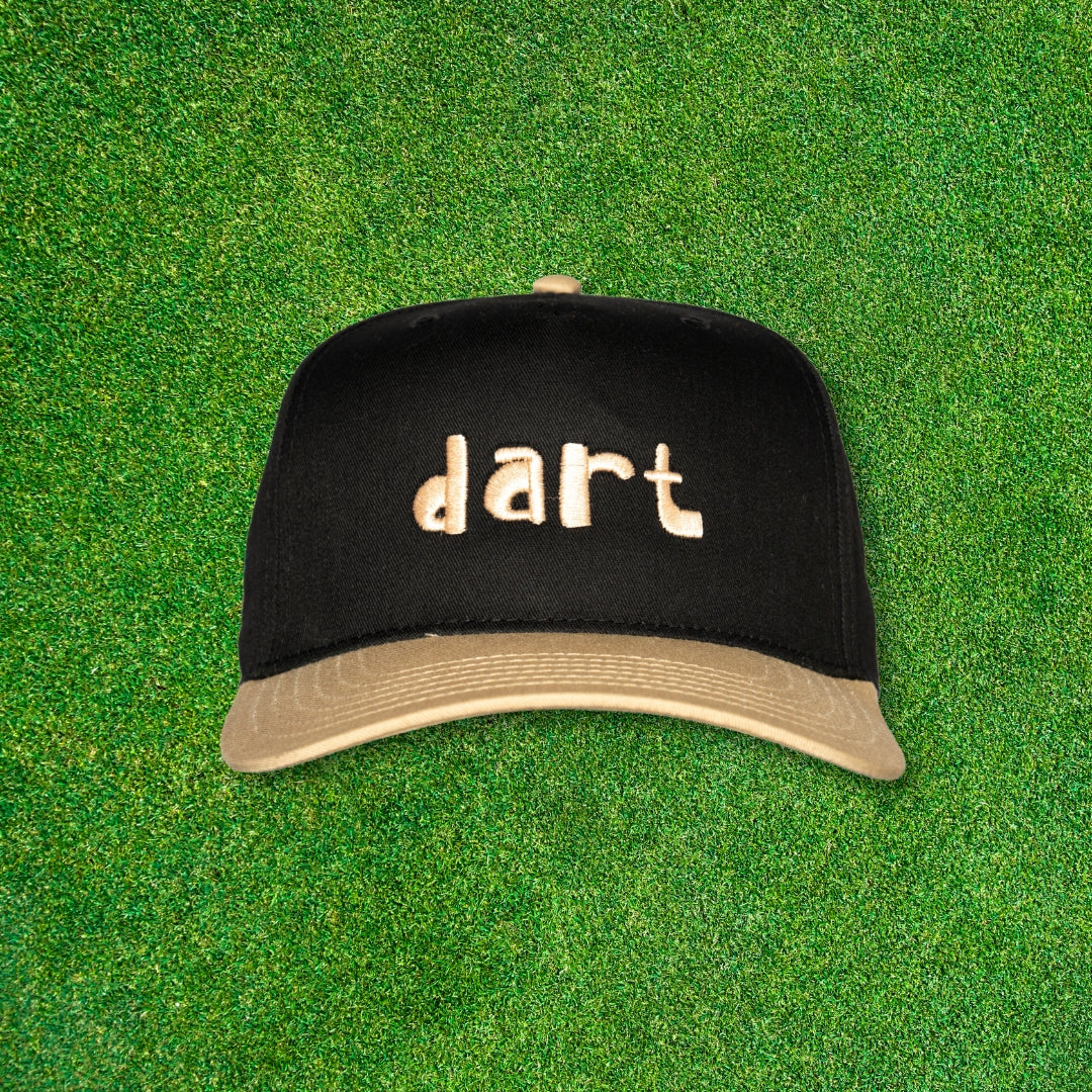 'Script' DartMag Hat - Black/Sand