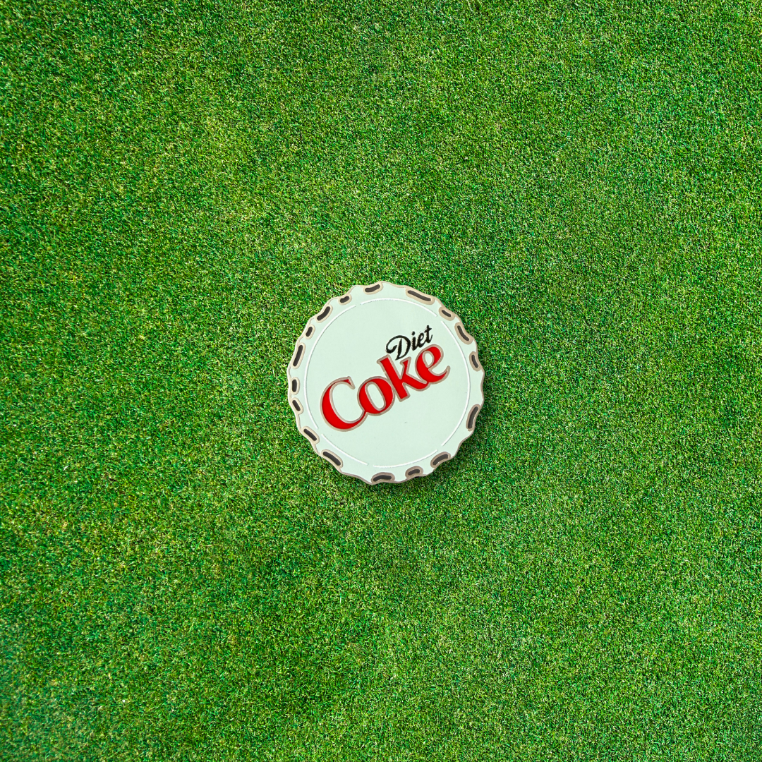 ‘Diet Coke Bottle Cap' Golf Ball Marker