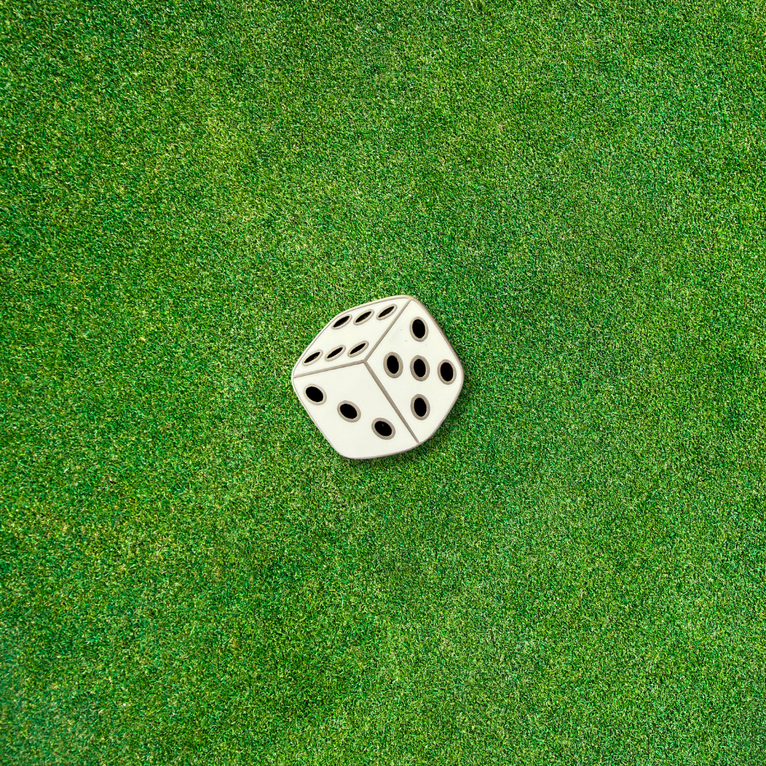 'Dice' Golf Ball Marker